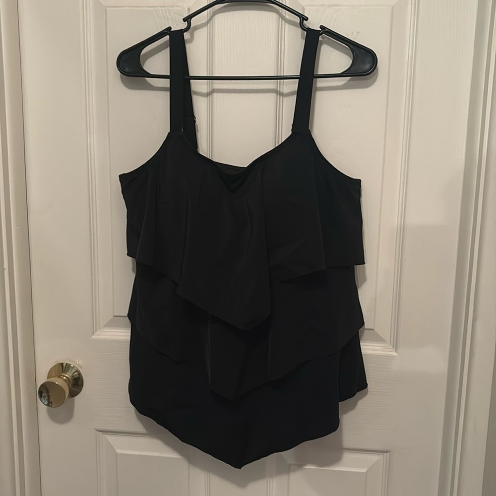 Susan Graver 3 tiered swim top